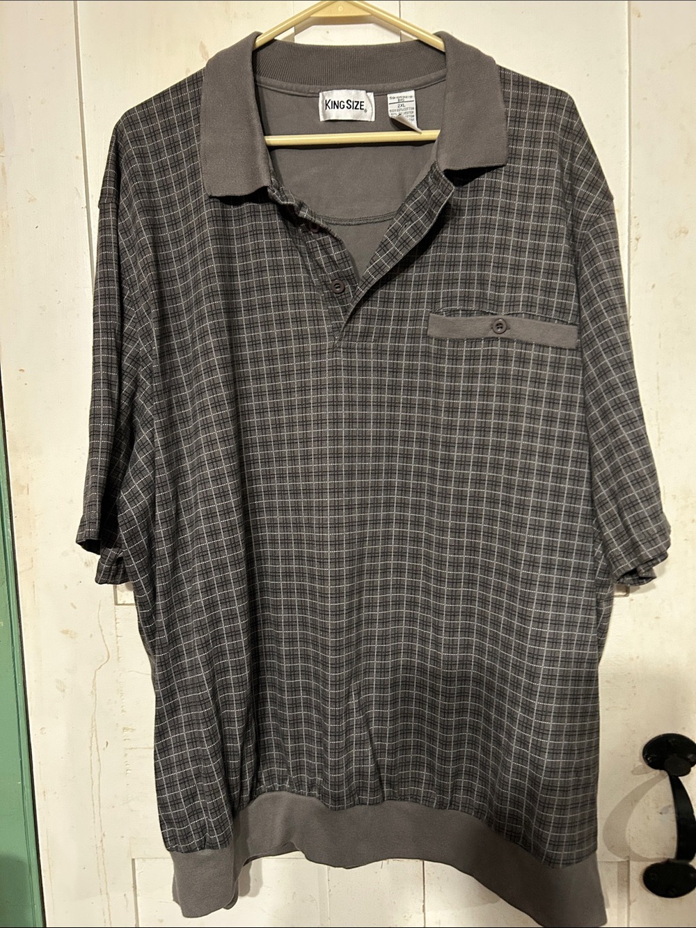 Vintage 90s King Size Brand Polo Sz 2XL Goodfellas Grandpa Cool Dad Hipster Y2K
